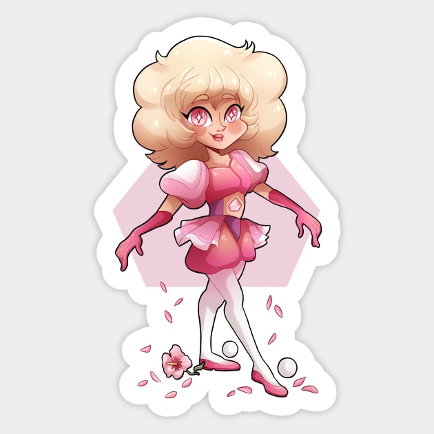 Pink Diamond Fanart Sticker by Elliecupcakes